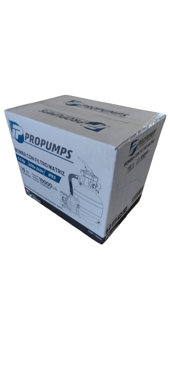 Kit Bomba 0,5 HP y Filtro Piscinas Estructurales y Tinajas