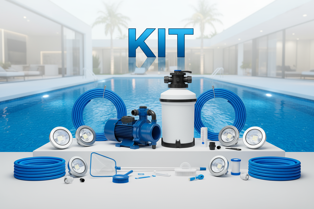 armame una imagen para que sea la imagen de mi coleccion llamada kit donde deben ir bombas, filtros, una piscina, focos led, etc